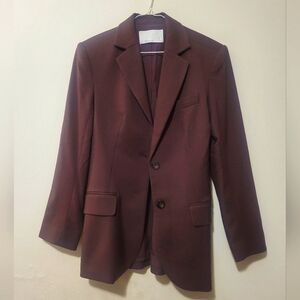 OAK + FORT Brown Blazer